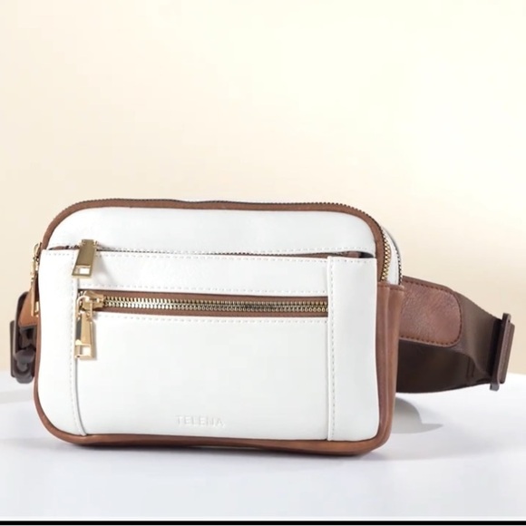 Vibrant Vegan Leather Fanny Pack Chest Bag with Adjustable Cross Body Strap - Picture 5 of 6